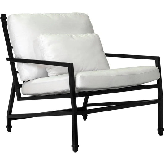 Eterna Black Sand Matte Patio Lounge Chair-Outdoor Lounge Chairs-Seasonal Living-LOOMLAN