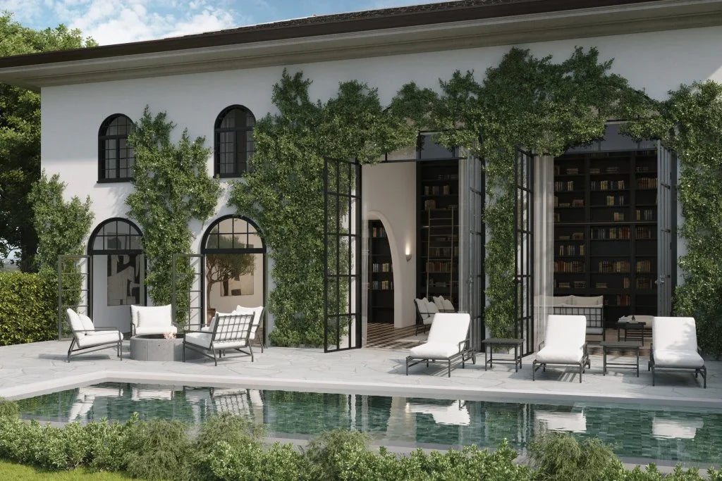 Eterna Black Sand Matte Patio Pool Chaise (Set Of 2)-Outdoor Chaises-Seasonal Living-LOOMLAN