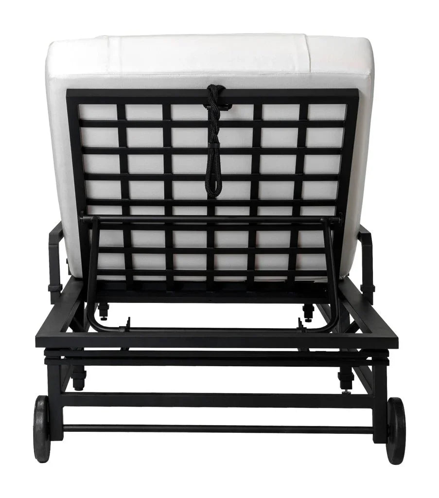 Eterna Black Sand Matte Patio Pool Chaise (Set Of 2)-Outdoor Chaises-Seasonal Living-LOOMLAN