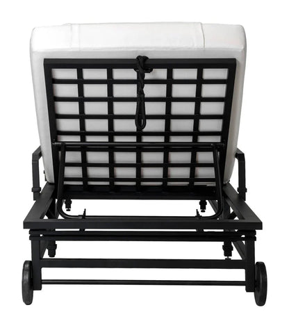 Eterna Black Sand Matte Patio Pool Chaise (Set Of 2)-Outdoor Chaises-Seasonal Living-LOOMLAN