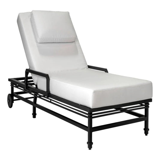 Eterna Black Sand Matte Patio Pool Chaise (Set Of 2)-Outdoor Chaises-Seasonal Living-LOOMLAN