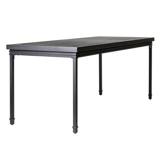 Eterna Modern Rectangular Patio Dining Table-Outdoor Dining Tables-Seasonal Living-LOOMLAN