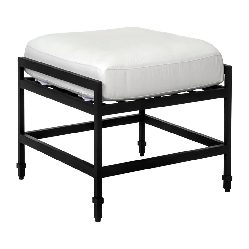 Eterna Quick-Dry Foam Patio Ottoman-Outdoor Ottomans-Seasonal Living-LOOMLAN