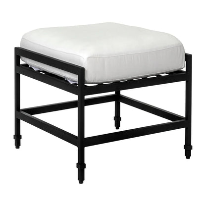 Eterna Quick-Dry Foam Patio Ottoman-Outdoor Ottomans-Seasonal Living-LOOMLAN