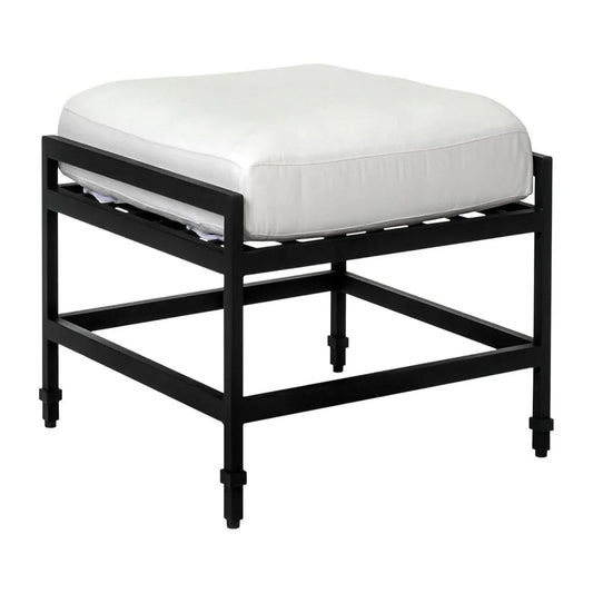 Eterna Quick-Dry Foam Patio Ottoman-Outdoor Ottomans-Seasonal Living-LOOMLAN