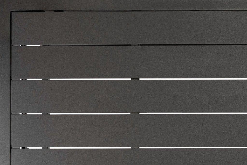 Eterna Square Black Matte Patio Side Table - LOOMLAN - Seasonal Living - Outdoor Side Tables