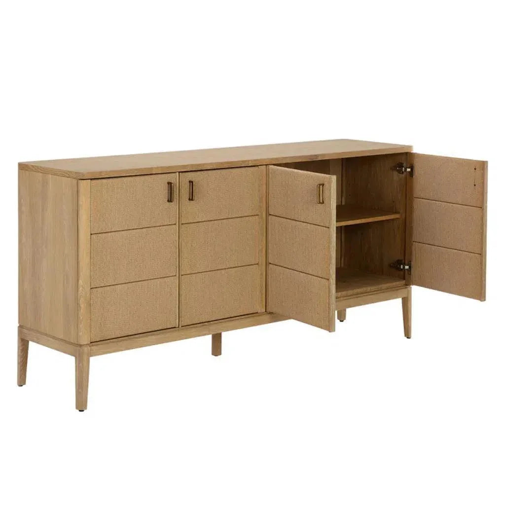 Etienne Linear Designed Wooden Sideboard - LOOMLAN - SUNPAN - Sideboards