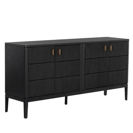 Etienne Linear Designed Wooden Sideboard - LOOMLAN - SUNPAN - Sideboards