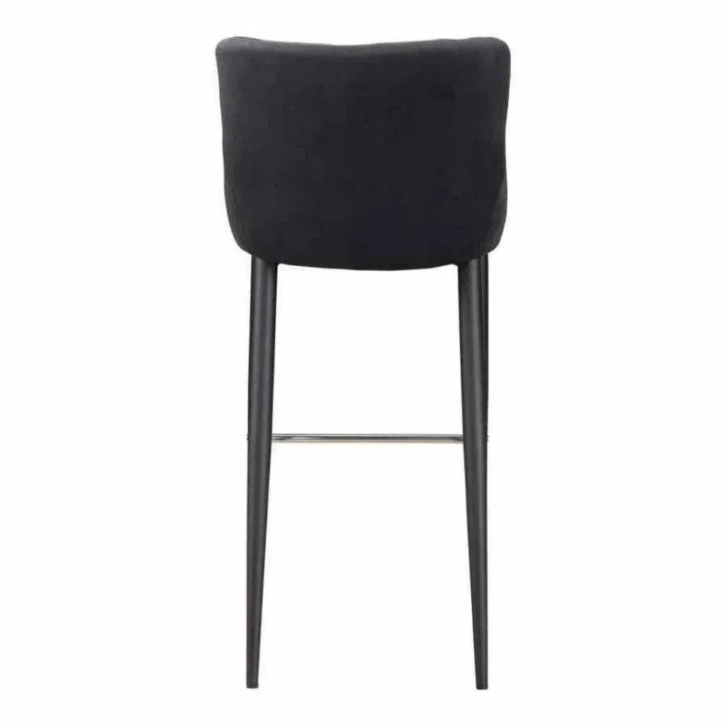 Etta Barstool Dark Grey Contemporary - LOOMLAN - Moe's Home - Bar Stools
