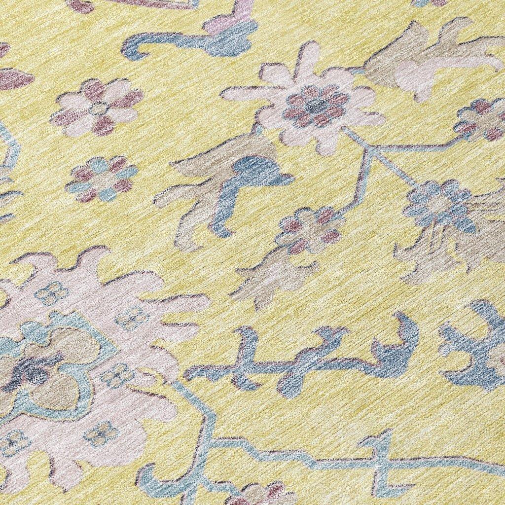 Eugene Gold Washable Indoor - Outdoor Rug - LOOMLAN - LOOMLAN Rugs - Outdoor Rugs