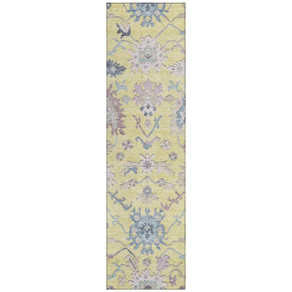 Eugene Gold Washable Indoor - Outdoor Rug - LOOMLAN - LOOMLAN Rugs - Outdoor Rugs