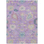 Eugene Purple Washable Indoor - Outdoor Rug - LOOMLAN - LOOMLAN Rugs - Outdoor Rugs
