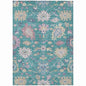 Eugene Teal Washable Indoor - Outdoor Rug - LOOMLAN - LOOMLAN Rugs - Outdoor Rugs