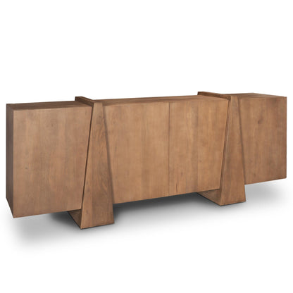 Eula Four Doors Wood Sideboard