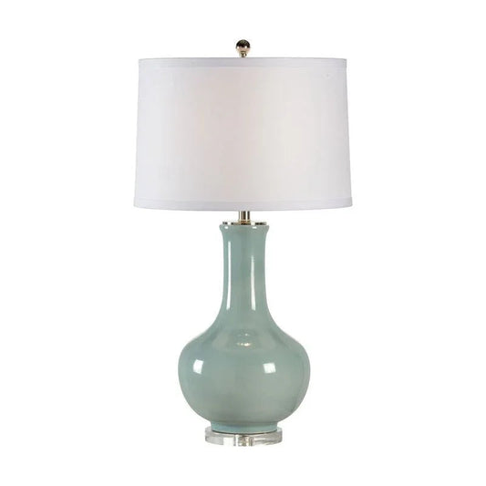 Eva Glazed Ceramic Table Lamp - LOOMLAN - Wildwood - Table Lamps