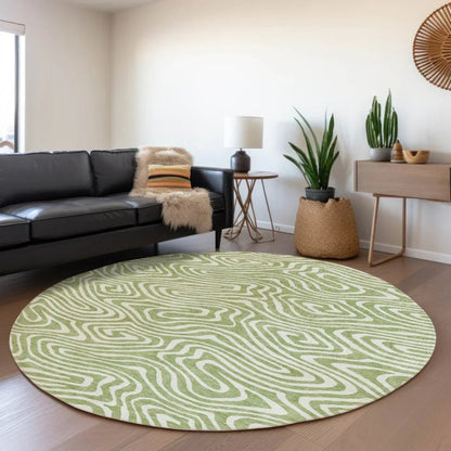 Evalora Aloe Washable Indoor-Outdoor Rug-Outdoor Rugs-LOOMLAN Rugs-LOOMLAN
