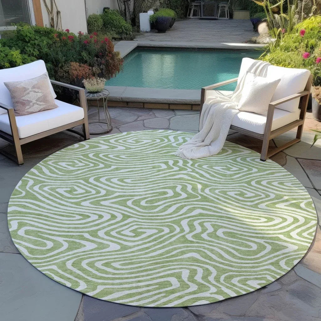 Evalora Aloe Washable Indoor-Outdoor Rug-Outdoor Rugs-LOOMLAN Rugs-LOOMLAN