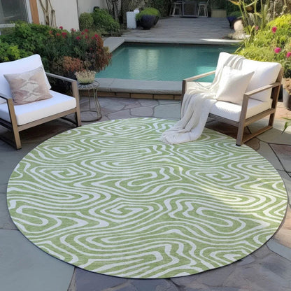 Evalora Aloe Washable Indoor-Outdoor Rug-Outdoor Rugs-LOOMLAN Rugs-LOOMLAN