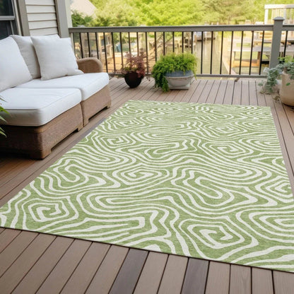 Evalora Aloe Washable Indoor-Outdoor Rug-Outdoor Rugs-LOOMLAN Rugs-LOOMLAN