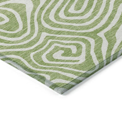 Evalora Aloe Washable Indoor-Outdoor Rug-Outdoor Rugs-LOOMLAN Rugs-LOOMLAN