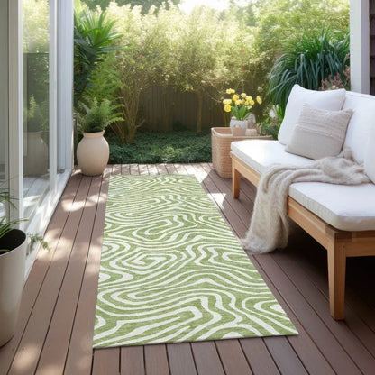 Evalora Aloe Washable Indoor-Outdoor Rug-Outdoor Rugs-LOOMLAN Rugs-LOOMLAN