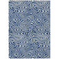 Evalora Blue Washable Indoor-Outdoor Rug-Outdoor Rugs-LOOMLAN Rugs-2'6" x 3'10"-LOOMLAN