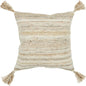 Evan Boho Outdoor Throw Pillow-Outdoor Pillows-LOOMLAN-Beige-LOOMLAN