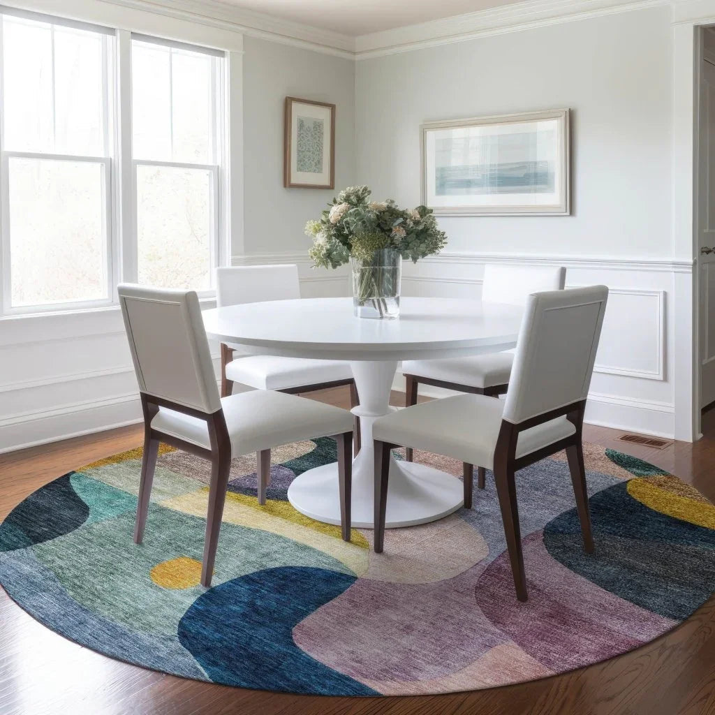 Evan Green Washable Indoor-Outdoor Rug-Outdoor Rugs-LOOMLAN Rugs-LOOMLAN