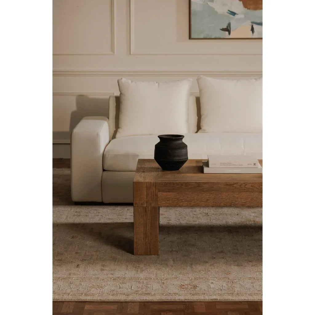Evander Natural Rectangular Oak Coffee Table - LOOMLAN - Moe's Home - Coffee Tables