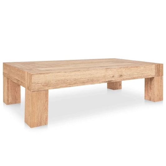 Evander Natural Rectangular Oak Coffee Table - LOOMLAN - Moe's Home - Coffee Tables