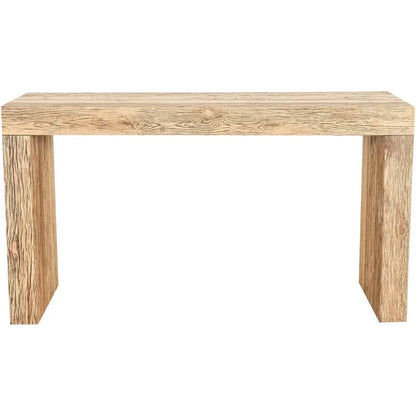 Evander Wood Brown Rectangular Console Table - LOOMLAN - Moe's Home - Console Tables