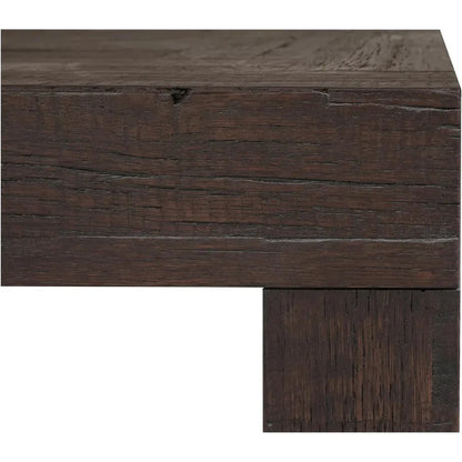 Evander Wood Brown Square Coffee Table - LOOMLAN - Moe's Home - Coffee Tables