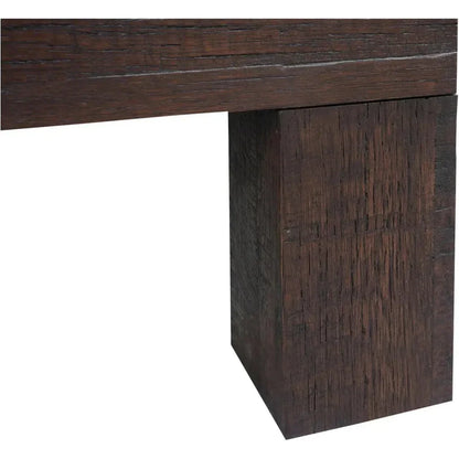 Evander Wood Brown Square Coffee Table - LOOMLAN - Moe's Home - Coffee Tables