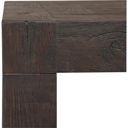 Evander Wood Brown Square Side Table - LOOMLAN - Moe's Home - Side Tables