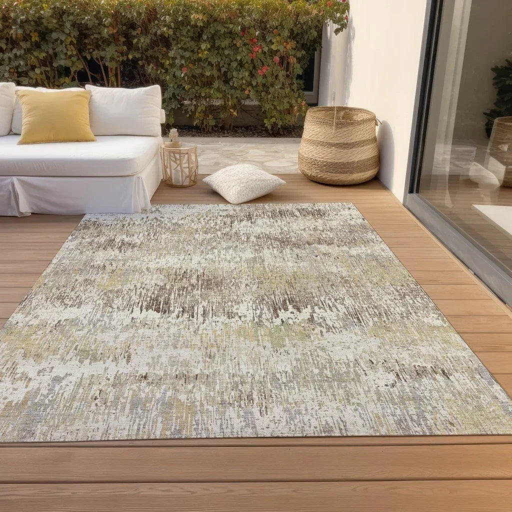 Evandra Ivory Washable Indoor - Outdoor Rug - LOOMLAN - LOOMLAN Rugs - Outdoor Rugs