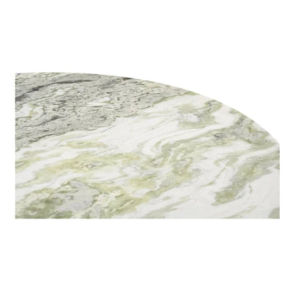 Evelyn Green Onyx Marble Dining Table-Dining Tables-Moe's Home-LOOMLAN