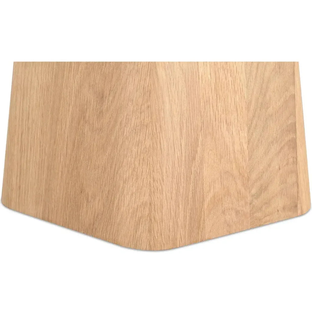 Evelyn Wood Grey Round Accent Table - LOOMLAN - Moe's Home - Side Tables