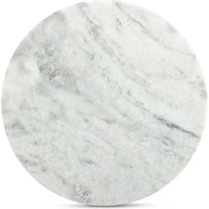 Evelyn Wood Grey Round Accent Table - LOOMLAN - Moe's Home - Side Tables