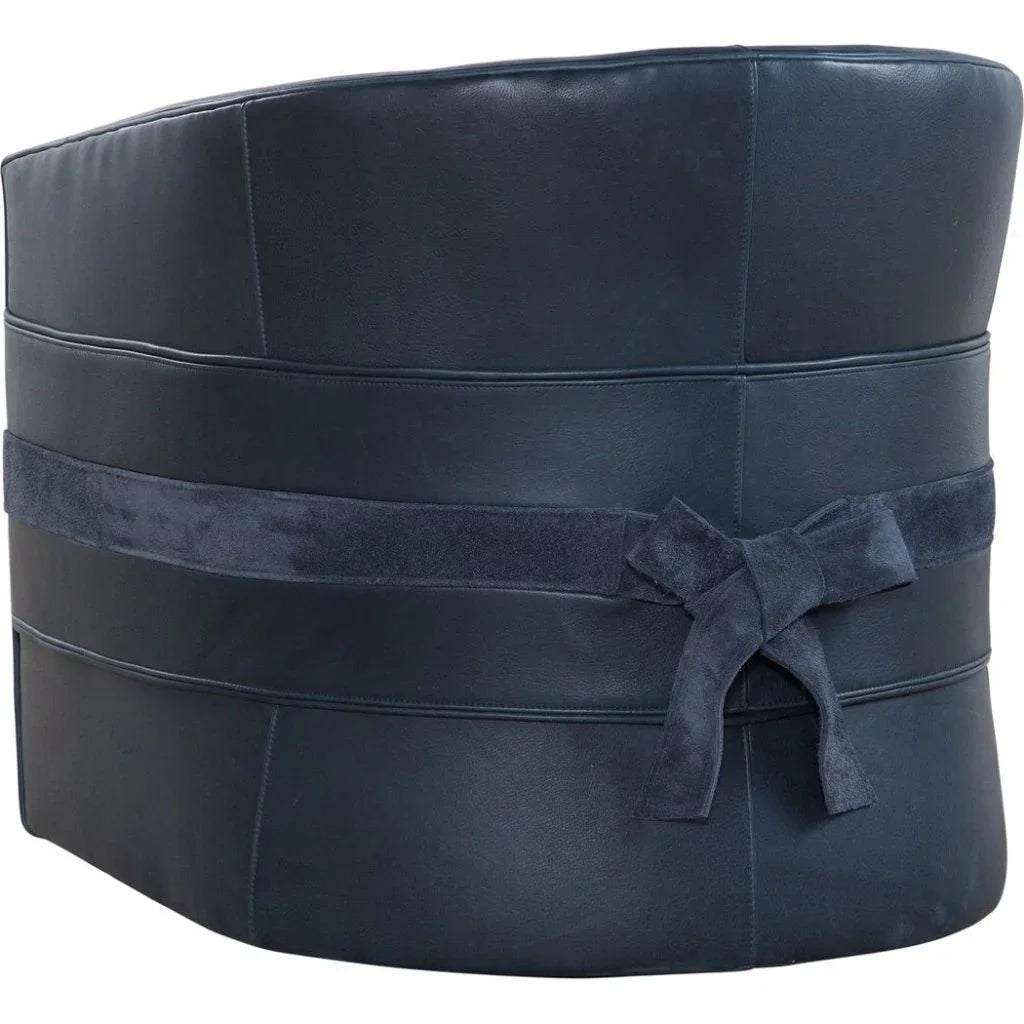 Everlea Leather Comfort Swivel Chair - LOOMLAN - Olivia + Quinn - Club Chairs