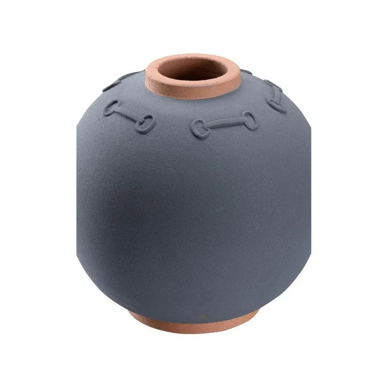 Everly Grey Terracotta Finish Vase - LOOMLAN - Wildwood - Vases & Jars