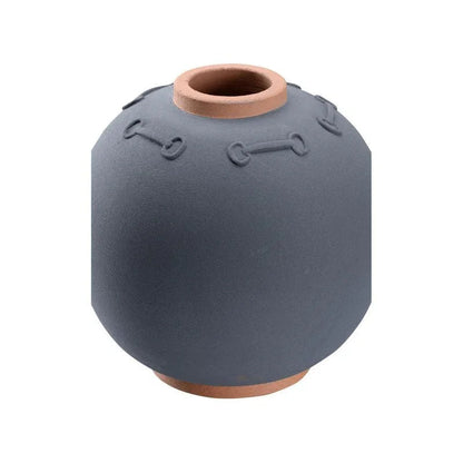 Everly Grey Terracotta Finish Vase - LOOMLAN - Wildwood - Vases & Jars
