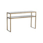 Evert White Marble Top Sofa Table - LOOMLAN - SUNPAN - Console Tables