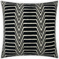 Evora Jet Black Throw Pillow With Insert - LOOMLAN - D.V. Kap - Throw Pillows