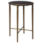Evry Marble Top Round Side Table - LOOMLAN - Furniture Classics - Side Tables