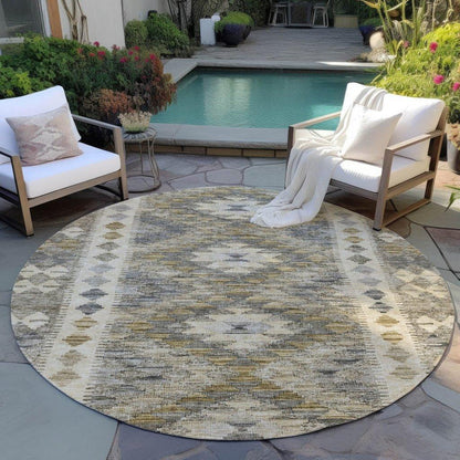 Evynne Beige Washable Indoor - Outdoor Rug - LOOMLAN - LOOMLAN Rugs - Outdoor Rugs