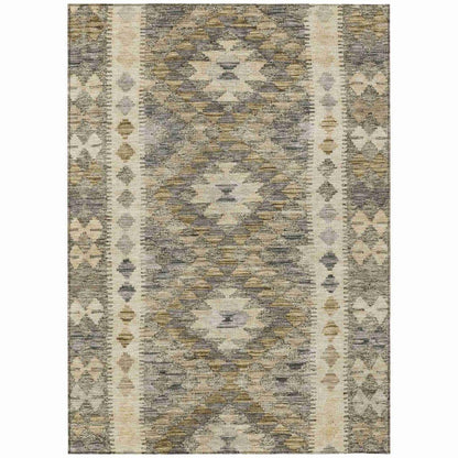 Evynne Beige Washable Indoor - Outdoor Rug - LOOMLAN - LOOMLAN Rugs - Outdoor Rugs