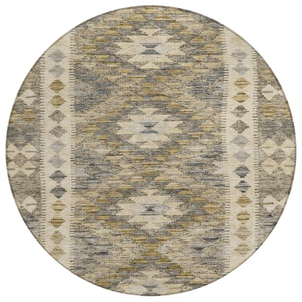 Evynne Beige Washable Indoor - Outdoor Rug - LOOMLAN - LOOMLAN Rugs - Outdoor Rugs