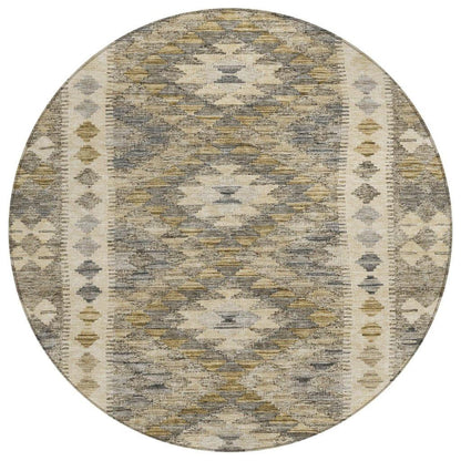 Evynne Beige Washable Indoor - Outdoor Rug - LOOMLAN - LOOMLAN Rugs - Outdoor Rugs