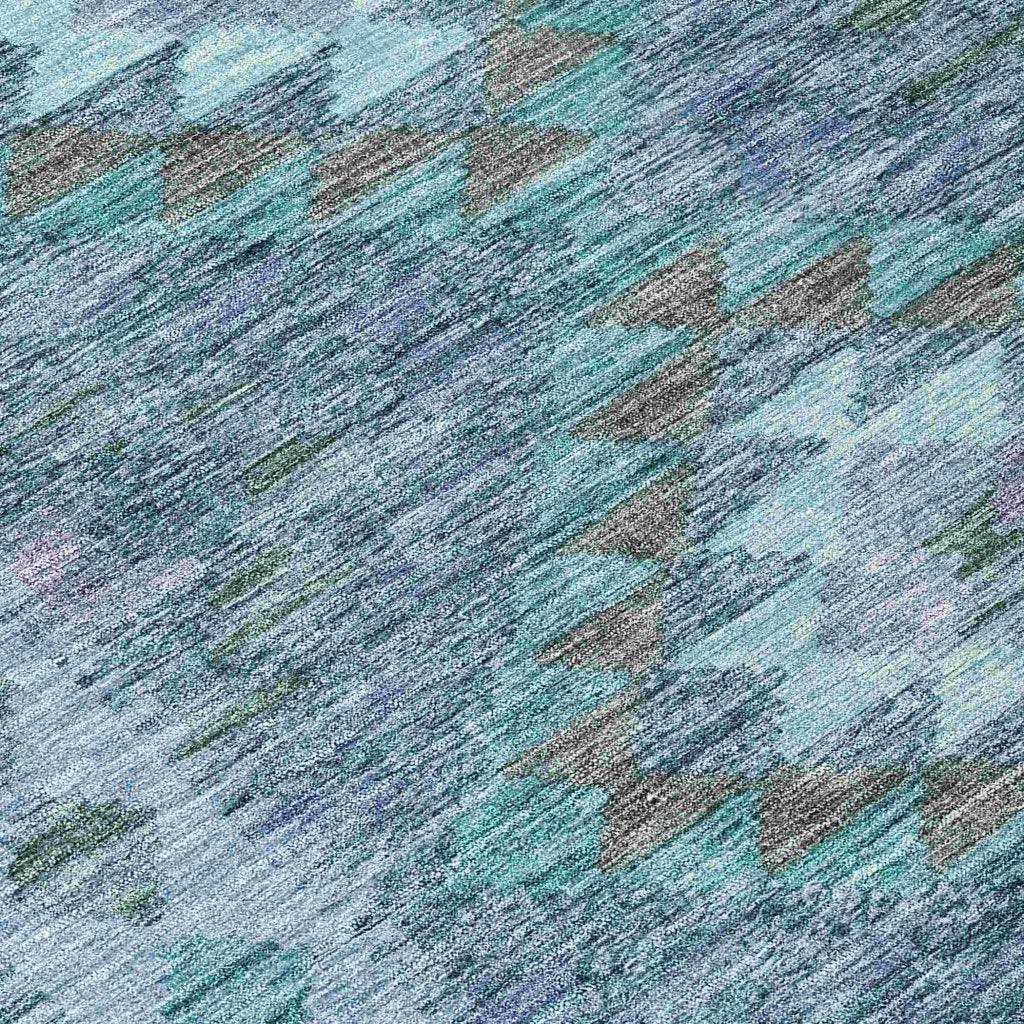 Evynne Blue Washable Indoor - Outdoor Rug - LOOMLAN - LOOMLAN Rugs - Outdoor Rugs