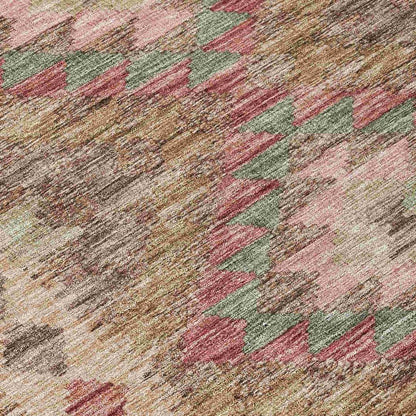 Evynne Brown Washable Indoor - Outdoor Rug - LOOMLAN - LOOMLAN Rugs - Outdoor Rugs